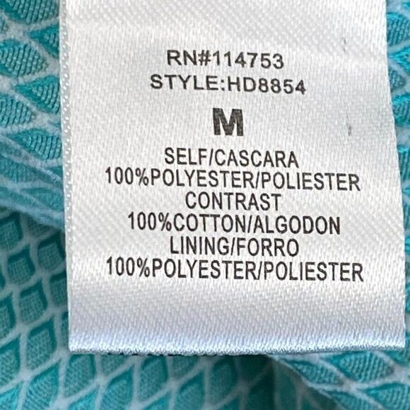 The Clothing Co Dress Womens Medium Green Halter Open Back Beaded Lace Zipper - Picture 13 of 15